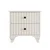 Hanah Home Noćni stočić Rb-185-08, 45x45x40 cm, Beli