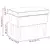 Stolica za noge Crna 55 x 35 x 41 cm Tkanina