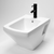 Bidet Suspended Diego White