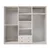 HANAH HOME Ormar mat bela boja Rb 185 15 (167RAB1212)