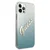 Guess Guess GUHCP12LPCUGLSBL trdi ovitek za iPhone 12 Pro Max 6.7 modro/modro z bleščečim gradientnim skriptom