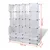 Modularni ormarić s 18 pretinaca bijeli 37 x 146 x 180,5 cm