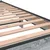 Okvir kreveta boja hrasta 120x200 cm konstruirano drvo i metal