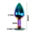 Diamond Butt Plug Small Chrome