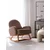 Atelier del Sofa Fotelja Yoko 75x91x91cm Braon