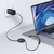 BASEUS Zvit kabel 2 v 1 USB-C 100 W, 1,2 m – črn