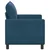 Sofa Plava 126 x 81 x 87,5 cm Baršun