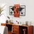 Fusione Naturale -4 RedBlack Decorative Wooden Wall Accessory