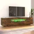 TV ormarić s LED svjetlima boja dimljenog hrasta 160x35x40 cm