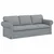 Set sofe 2 pcs Svijetlo siva 215 x 82 x 80 cm tkanina