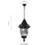 Opviq Spoljna lampa BFE-68186-BKR-M3, 30 cm, Viseća, IP65, E27, 60W, Braon