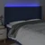 LED uzglavlje plavo 183 x 16 x 118/128 cm od tkanine