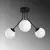 Opviq Luster Orion-13955, 56cm, IP20, Belo-crni