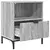 Noćni ormar s ladicama 2 pcs Sivi hrast sonoma 49 x 36 x 61 cm