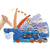 Traktor Mattel Hot Wheels City T-rex z lučmi in zvoki