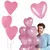 Springos PS0051 KOMPLET BALONOV SRCE 50 KOS.