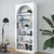 Hanah Home Polica za knjige HC116 - 3142, 80x180x31.5 cm, Bela