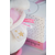 Plyšový zajačik s melódiou Bunny Star Music Box Perlidoudou Doudou et Compagnie biely 14 cm v darčekovom balení od 0 mes DC3519