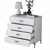 Hanah Home komoda BE121, 85,6 cm, bela