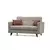 Atelier del Sofa Dvosed na razvlačenje Polya 151x86x75cm Bež