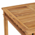 Vrtni blagovaonski stol 80 x 80 x 80 cm od masivne tikovine