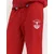 Pull&Bear Hlače VARSITY STWD rdeča/off-bela