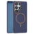 Leather Grip MagSafe maska za Samsung Galaxy S25 Ultra - Plava