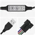 LED traka 12 pcs Crna i prozirna 40 x 0,8 x 0,3 cm