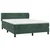 Vidaxl Box spring postelja z vzmetnico temno zelena 140x200 cm žamet