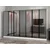 Hanah Home ormar sa reflektujućim staklom Nisa 20643, 315 cm, beli
