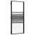Staklena vrata Prugasti Crna 93 x 3,5 x 201,5 cm Aluminij