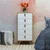 Hanah Home Frenzu Komoda, Belo-Braon