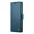 CaseMe Ovitek Flip za Samsung Galaxy A54 5G, denarnica Litchi, moder