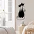Wallity Zidna dekoracija Cat 10-v2, 30x60cm, Crna