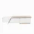 Hanah Home TV Komoda Zonas, 180x28,6x35 cm, Bela