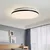 NVC Plafonska lampa LED, 24 W, Crna