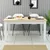 Hanah Home Trpezarijski sto Milan 896, 145x75x88 cm, Beli