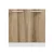 Hanah Home kuhinjski element Minar 4129, 80 cm, beli / dore