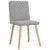Vidaxl Jedilni stoli 4 kosi Cloud Grey Fabric