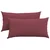 Jastučići za sofu 2 pcs Vinska crvena 80 x 40 cm tkanina