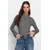 Trendyol Milla ženski duks Twoaw24Kz00309, Antracit-Siva