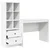 Stol s ladicama 2 pcs Bijelo