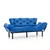 Atelier del Sofa Trosed na razvlačenje Nitta 185x85x70cm Plavi