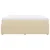 Vidaxl Box spring postelja z vzmetnico krem 180x200 cm blago