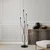 Opviq Podna lampa Bonibon-13231, 35x35x155 cm, 5x E14, 200 cm Kabl, Crna