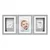 Pearhead Babyprints Deluxe stoni ram sa otiskom, Sivi