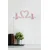 Wallity Love Rhythm Dekorativna rasveta, Roze