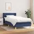 Vidaxl Box spring postelja z vzmetnico modra 90x190 cm blago