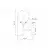 LUNA 208 Zidna lampa, 1*E14, Mesing