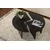 Hanah Home Klub sto Moira, O90x41cm, Crni